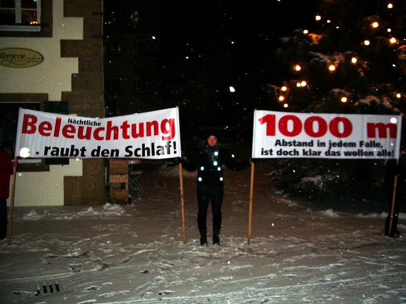 Wir fordern 1000 Meter Abstand!