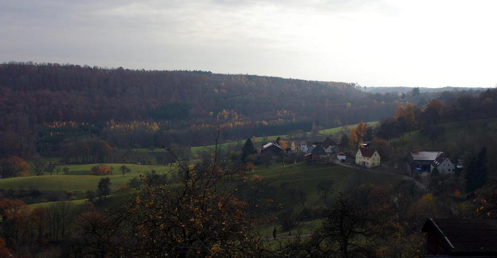 Auf dem Balkon Hohenlohes