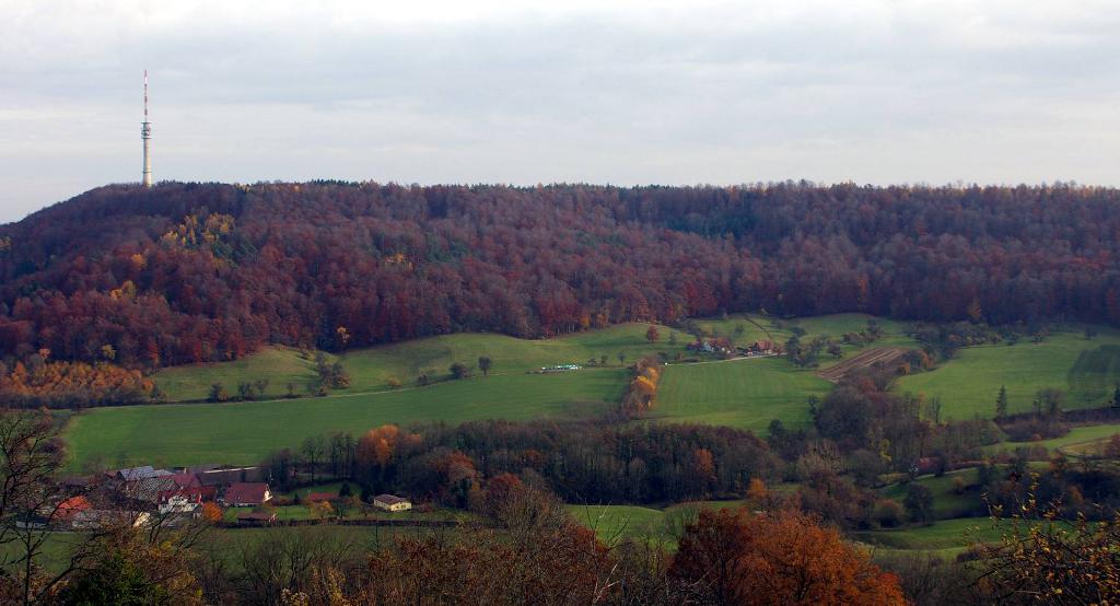 Auf dem Balkon Hohenlohes